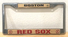 HTF 2008 BOSTON RED SOX RICO TAG EXPRESS MLBP LICENSE PLATE FRAME