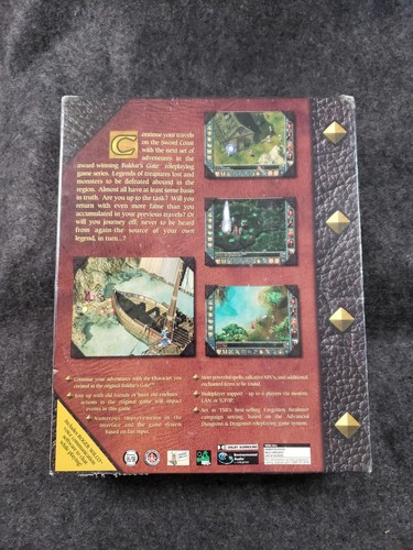BALDUR'S GATE TALES OF THE SWORD COAST BIG BOX(PC,1998) VERY RARE New (SLF3-2) - Picture 10 of 14