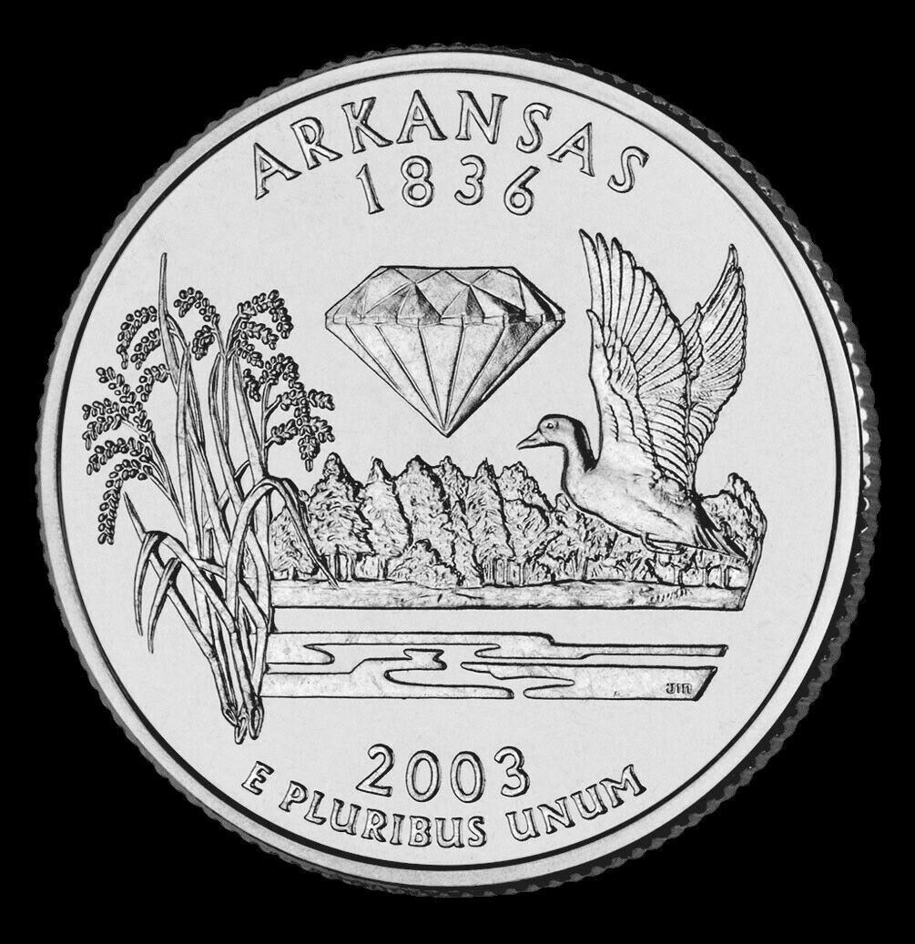 2003 P Arkansas State Quarter Unopened 