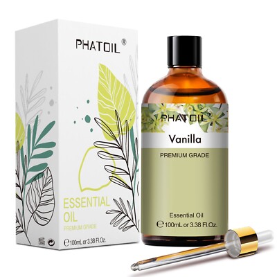 100ml Vanille Ätherische Öle Rein Naturrein Duftöl für Diffuser,Luftbefeuchter