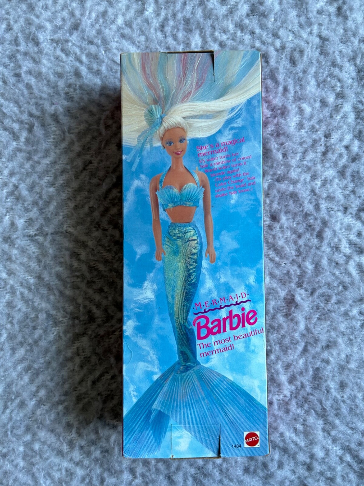 Mint new in box! 1991 Mermaid Barbie Doll #1434 Rainbow Changing Hair 