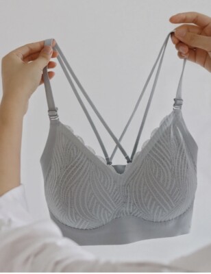 Women's Premium Seamless Comfortable Bralette Bra Solid Colors Stretchy Sexy
