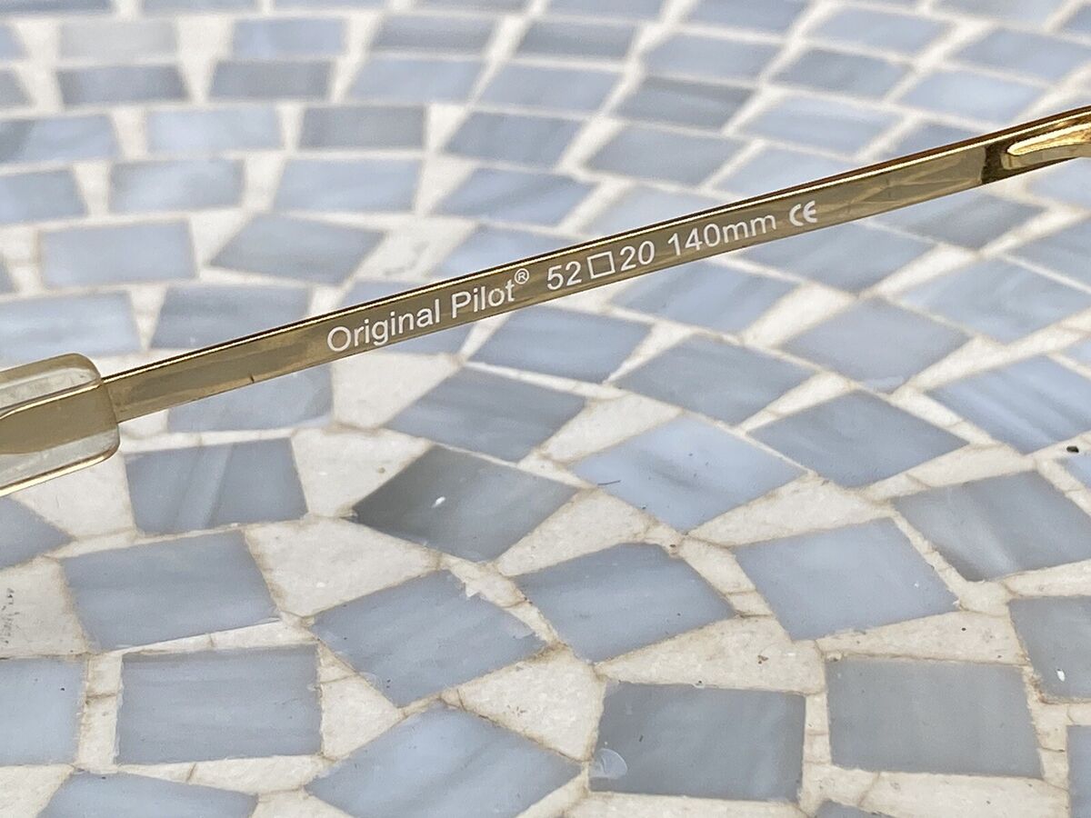 American Optical AO Original Pilot 52 20 140mm Gold/Gray | eBay American Optical AO Original Pilot 52 20 140mm Gold/Gray | eBay