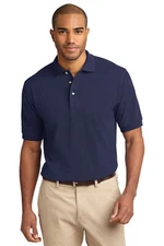 K420 Port Authority Heavyweight Cotton Pique Polo