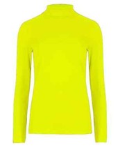 Ladies Long Sleeve Polo Neck T Shirt Turtle Neck Top Soft & Stretchy