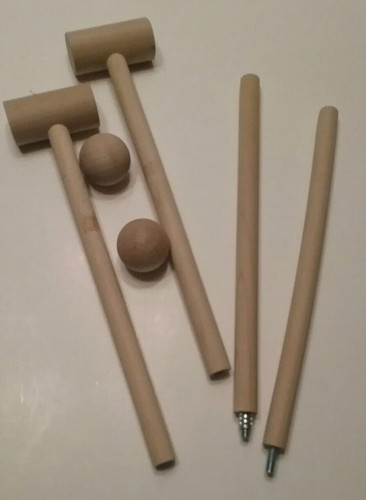 Sealed BNIB J&C Croquet Wooden Animal Game Childrens Outside Backyard Toys Kids - 第 4/10 張圖片