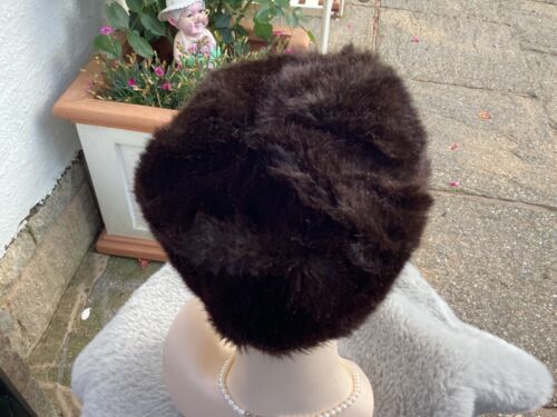 vintage 1960s hat fake fur Gorgeous Style - Picture 17 of 21