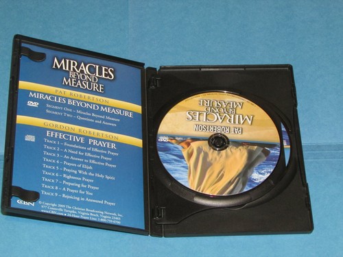 MIRACLES BEYOND MEASURE 2 dvds Pat & Gordon Robertson 2009 - Picture 2 of 3