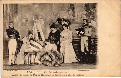 PC THEATER START SARAH BERNHARDT L'AIGLON AVANT DE MOURIR (a44935)