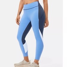 Outdoor Voices Women Sz Medium Zoom 7/8 Leggings Bluebonnet/Dark Sky/Dusty Blue