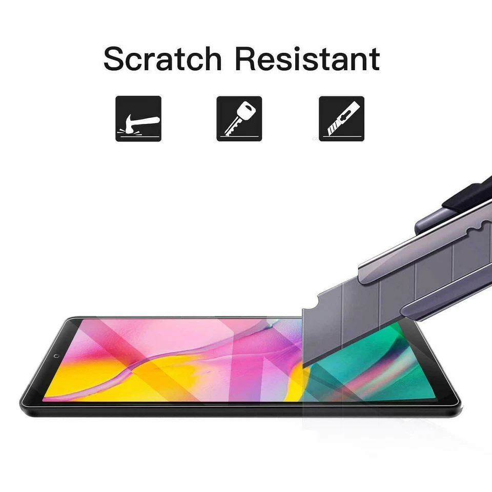 2 Pack Gorilla Tempered Glass Film Screen Protector Guard for Samsung Galaxy Tab - Image 3 of 4