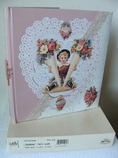 Vtg Romantic CR Gibson Victorian Library Bound 36 Page Libromount Photo Album