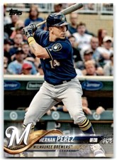 2018 Topps Series 2 Hernan Perez .  Milwaukee Brewers #MB-17