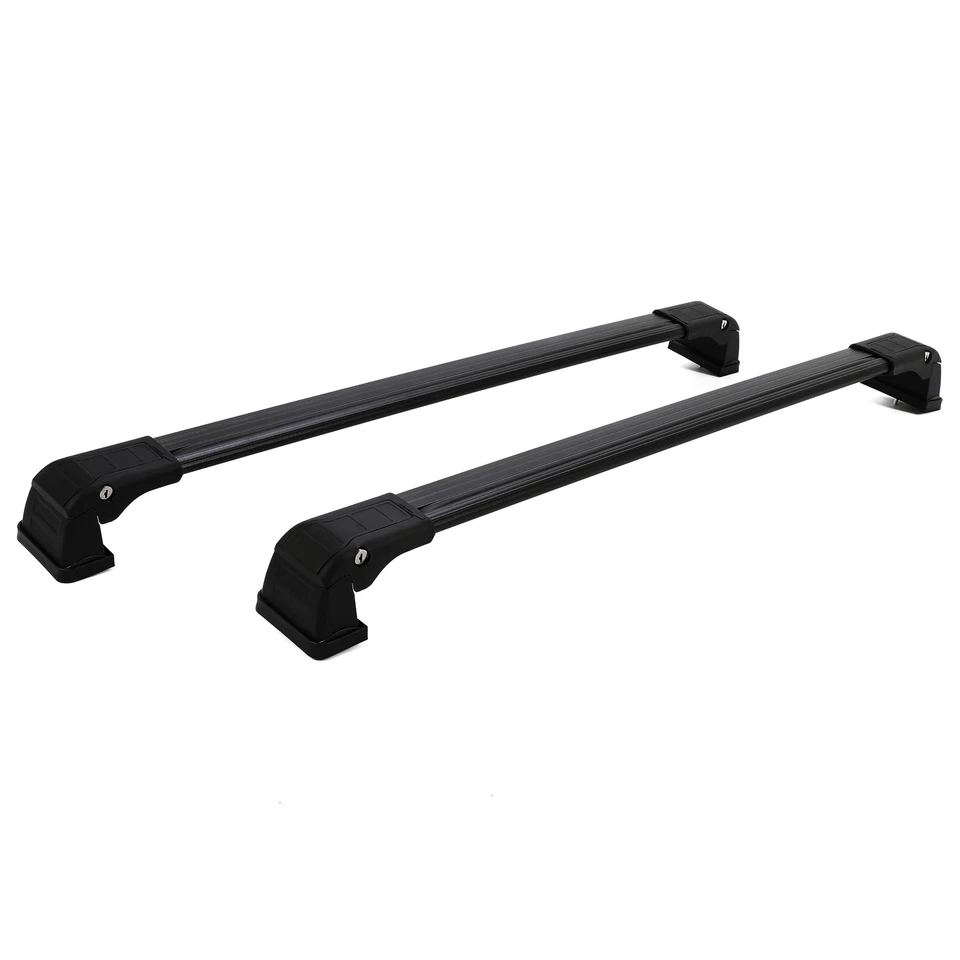 Barra transversal de techo para Mitsubishi Outlander Sport ASX 2010-2024 aluminio negro Foto 4 de 4