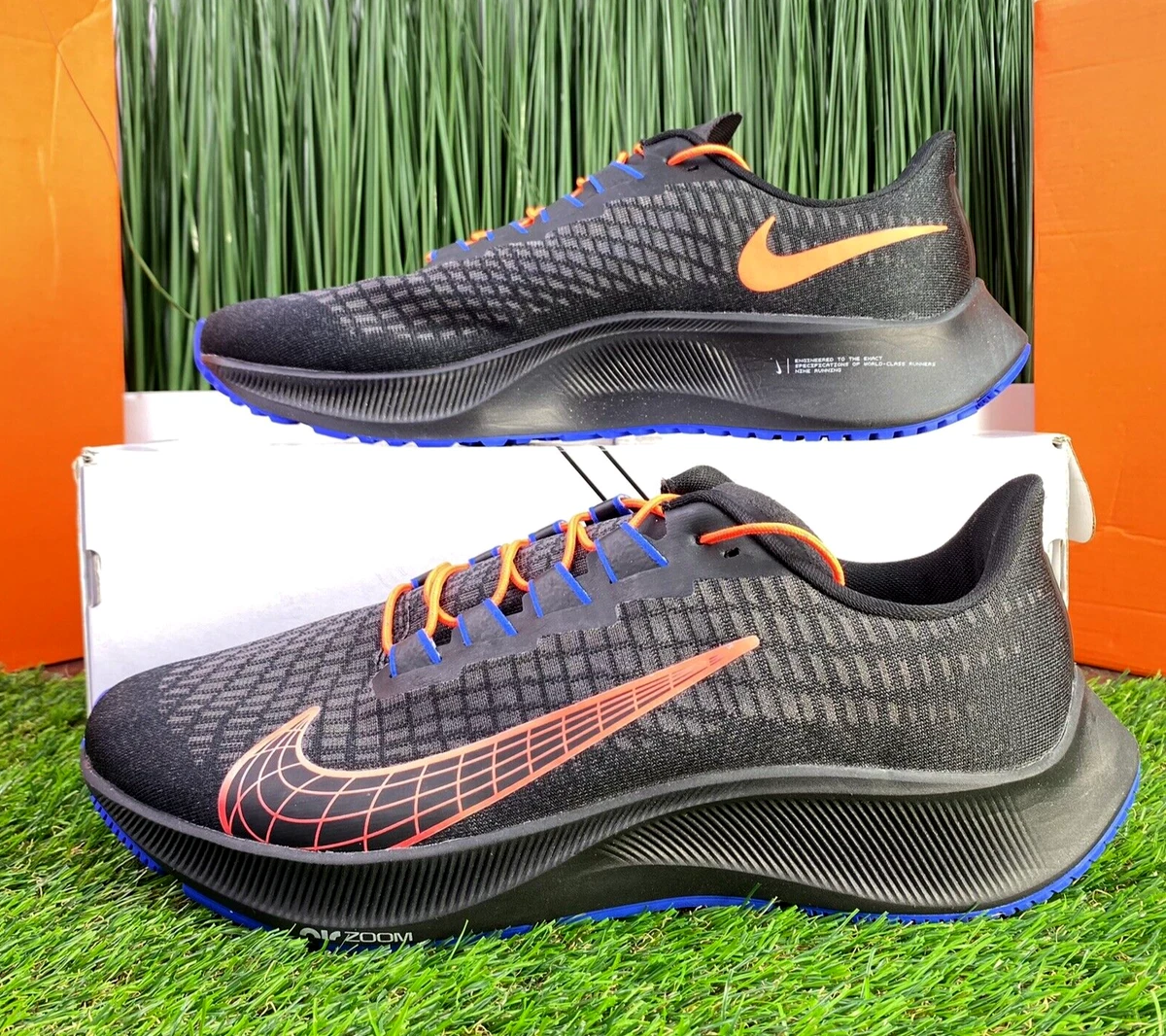 Nike Air Zoom Pegasus 37 Blue Red Mens Running Shoes DD2180-991 Size 10 |  eBay