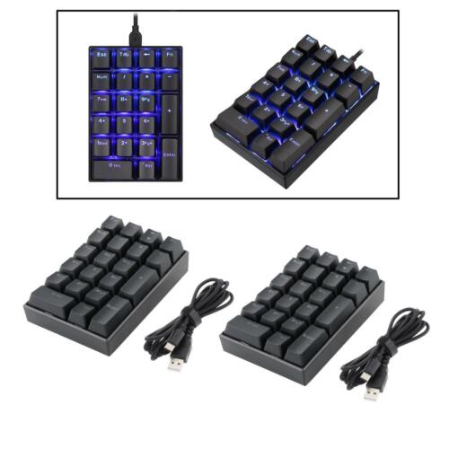 K23 Mini Numpad clavier numérique 21 clés pour ordinateur PC clés programmables jeu - Photo 1/4