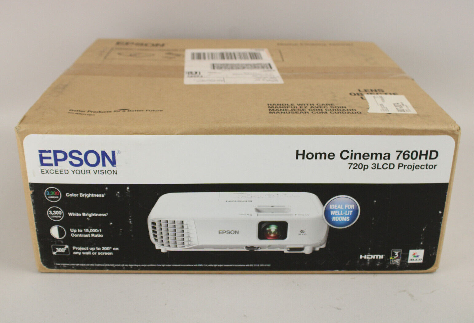 Epson HC760 760HD 3300 Lumens Home 