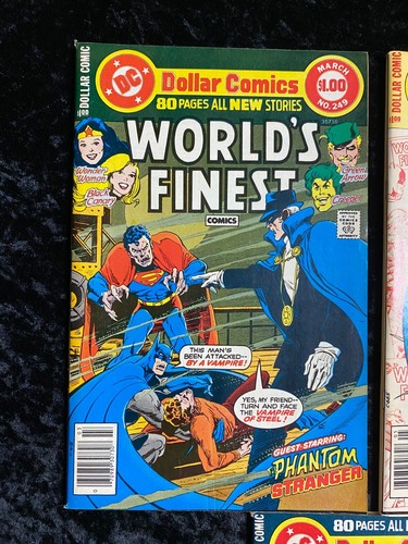 2 Issues of World's Finest Bronze Age #249, and 250 - Picture 2 of 7
