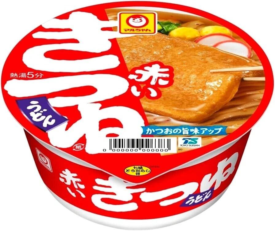 Maruchan Red Kitsune Udon 96g x 12 pieces /Noodles /Direct from Japan