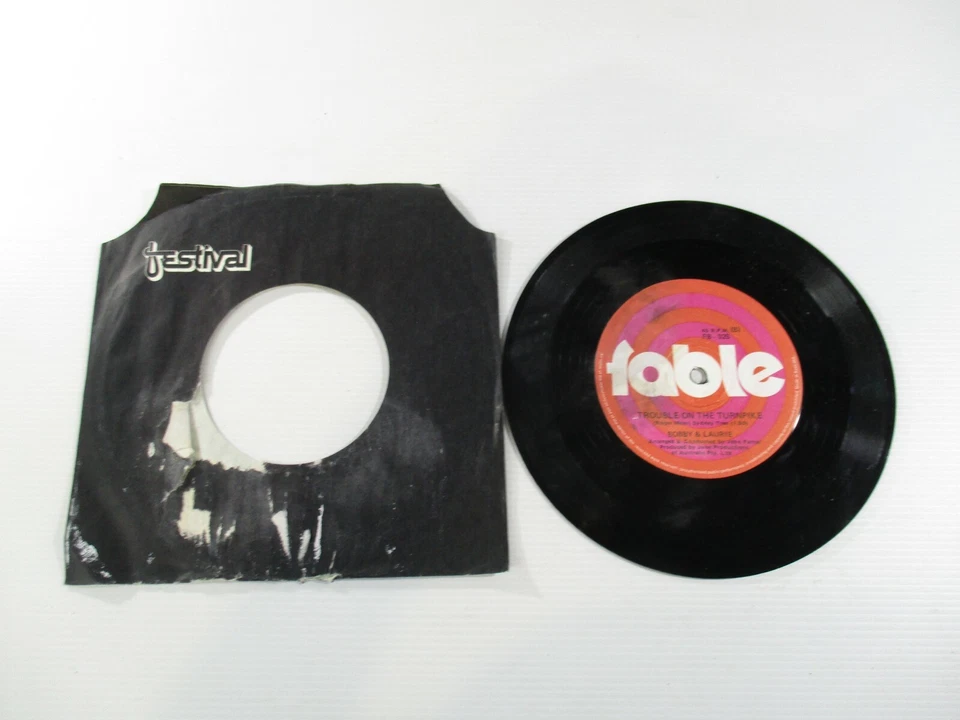 Fábula de Bobby & Laurie Through The Eyes Of Love 45 rpm FB-025 años 70 probada Foto 3 de 4