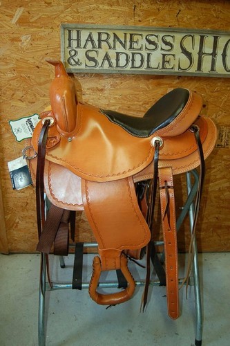 16" GW CRATE SADDLE MADE IN BRYANT ALABAMA - Picture 3 of 10