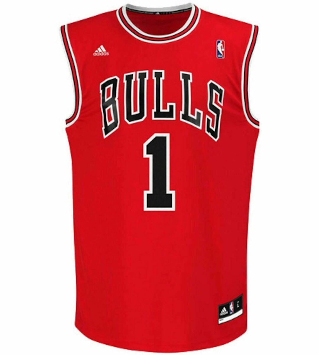 Authentic Vintage Adidas NBA Chicago Bulls Derrick Rose Basketball Jersey