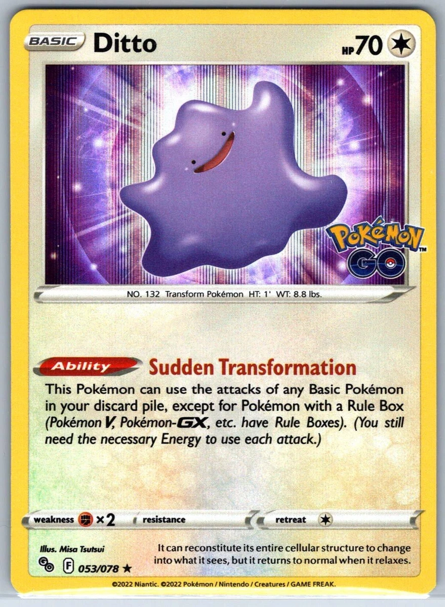 Ditto Pokémon TCG Cards for sale | eBay