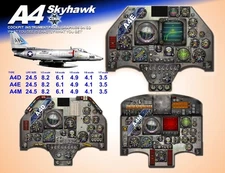 A4 SKYHAWK COCKPIT instrument panel CDkit