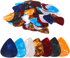 100-Piece Thin Guitar Picks Sampler - 0.46mm Thickness Value Pack