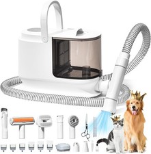 Dog Grooming Vacuum Kit 16in1 Pet Clippers Hair Remover 13000Pa 3.5L