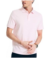 Nautica Mens Classic Fit Interlock Polo Shirt
