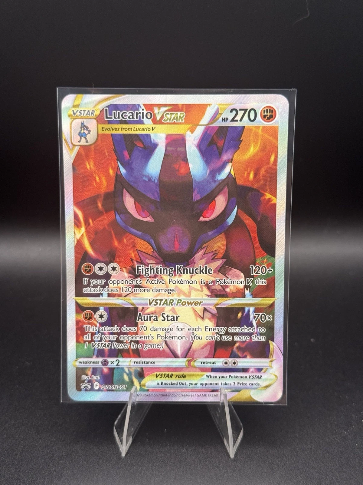 Pokemon Lucario VSTAR SWSH291 SWSH: Sword & Shield Promo Cards Promo