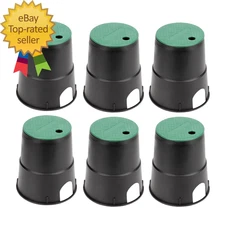 6 Pcs Electrical Splice Box 6'' Diameter Underground Electrical Junction Box