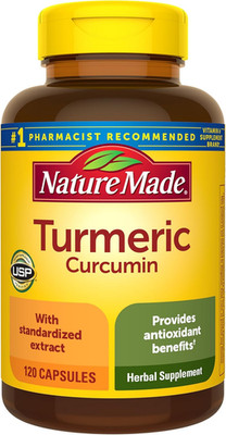 Nature Made Turmeric Curcumin 500mg Antioxidant Support Bulk 120 Capsules