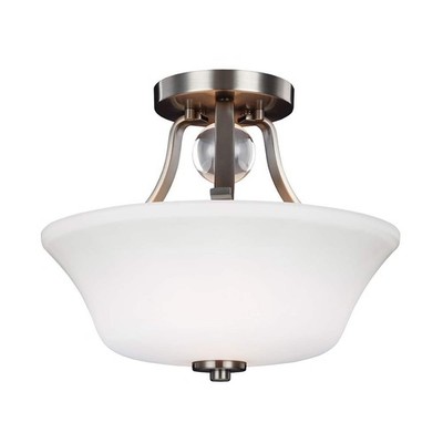 Evington Deckenleuchte Nickel satiniert  Feiss FE-EVINGTON-SF-SN