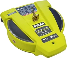 RYOBI 15" 3400 PSI Gas Pressure Washer Surface Cleaner w/Caster Wheels RY31SC15