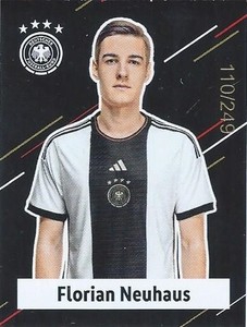 Panini World Cup 2022 Qatar - Florian Neuhaus - Limited Image - No. 110 of 249