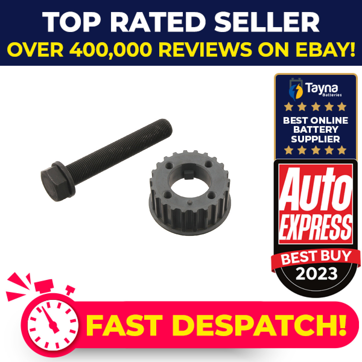 Crankshaft Pulley fits VW TRANSPORTER Mk4 2.5D 95 to 03 Belt 069105263 Febi New
