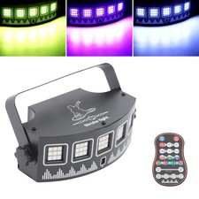 45 Beads Lights LED Disco Show Party Stage Light Strobe DJ Projector Spotlight