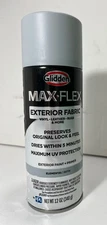 Glidden Max Flex Satin ELEMENTAL Exterior Fabric Spray Paint+Primer, 12 oz. NEW