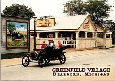 Henry Ford Greenfield Village Dearborn, Michigan Postcard