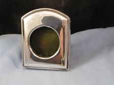 STERLING SILVER 1919 ANTIQUE POCKET WATCH HOLDER STAND DISPLAY TRAVEL BOX FRAME