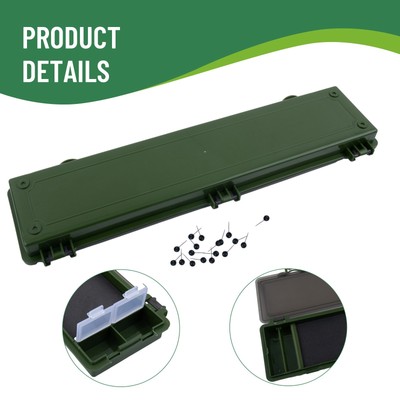 Carp Rig Box Tackle Box Wasserdicht Staubdicht Tragbar Nützlich Hochwertig