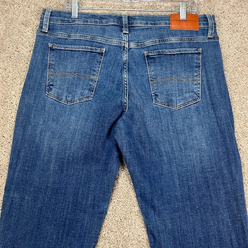 Pantalones de mezclilla para mujer Lucky Brand Easy Rider talla 16 33R lavado medio corte boot Foto 4 de 4