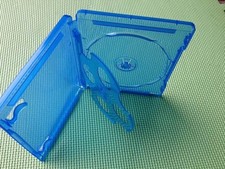 3 PCS 14mm Triple Blu-Ray Disc Cases w/Printed Blu-Ray Logo, BL1403