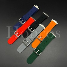 For Tissot PRX Liquid Silicone Watch Strap Band 12mm 26mm White Quartz Automatic