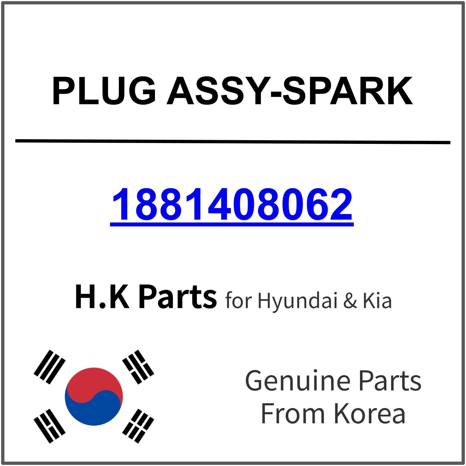 Genuine Kia Spark Plug 18814-08062 for Visto