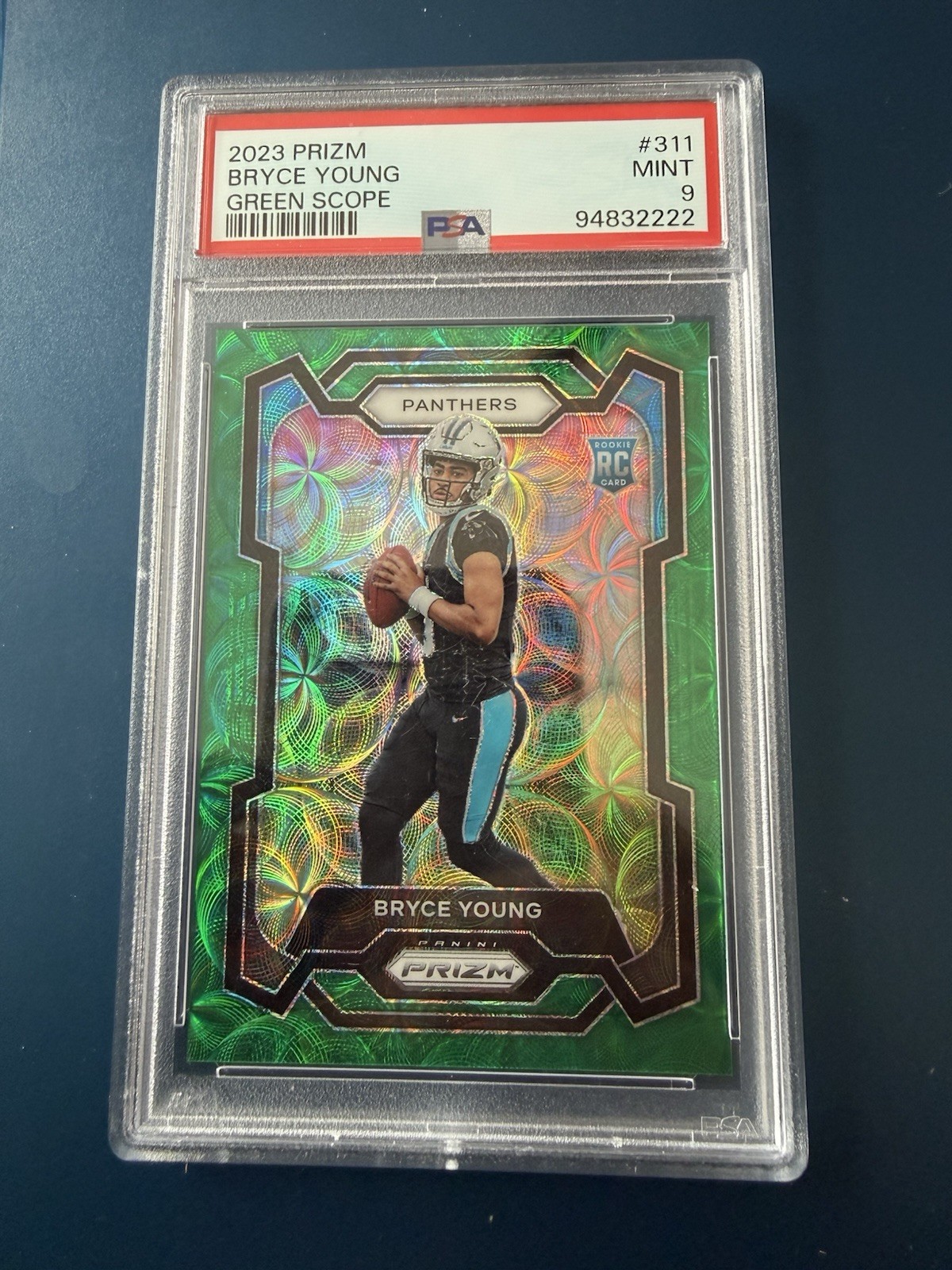 2023 Panini Prizm - Rookies Bryce Young #311 Green Scope Prizm /75 (RC)