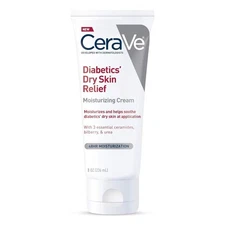 CeraVe Diabetics' Dry Skin Relief Moisturizing Hand & Body Cream with Urea 8 oz