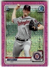 2020 Bowman Chrome Jackson Rutledge Mojo Refractor Pink #/199 Base #BCP-239